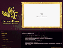 Tablet Screenshot of giovannafalcon.pl